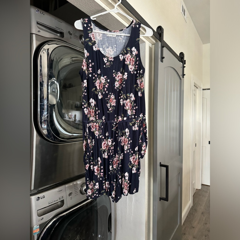 Multi color flora romper.